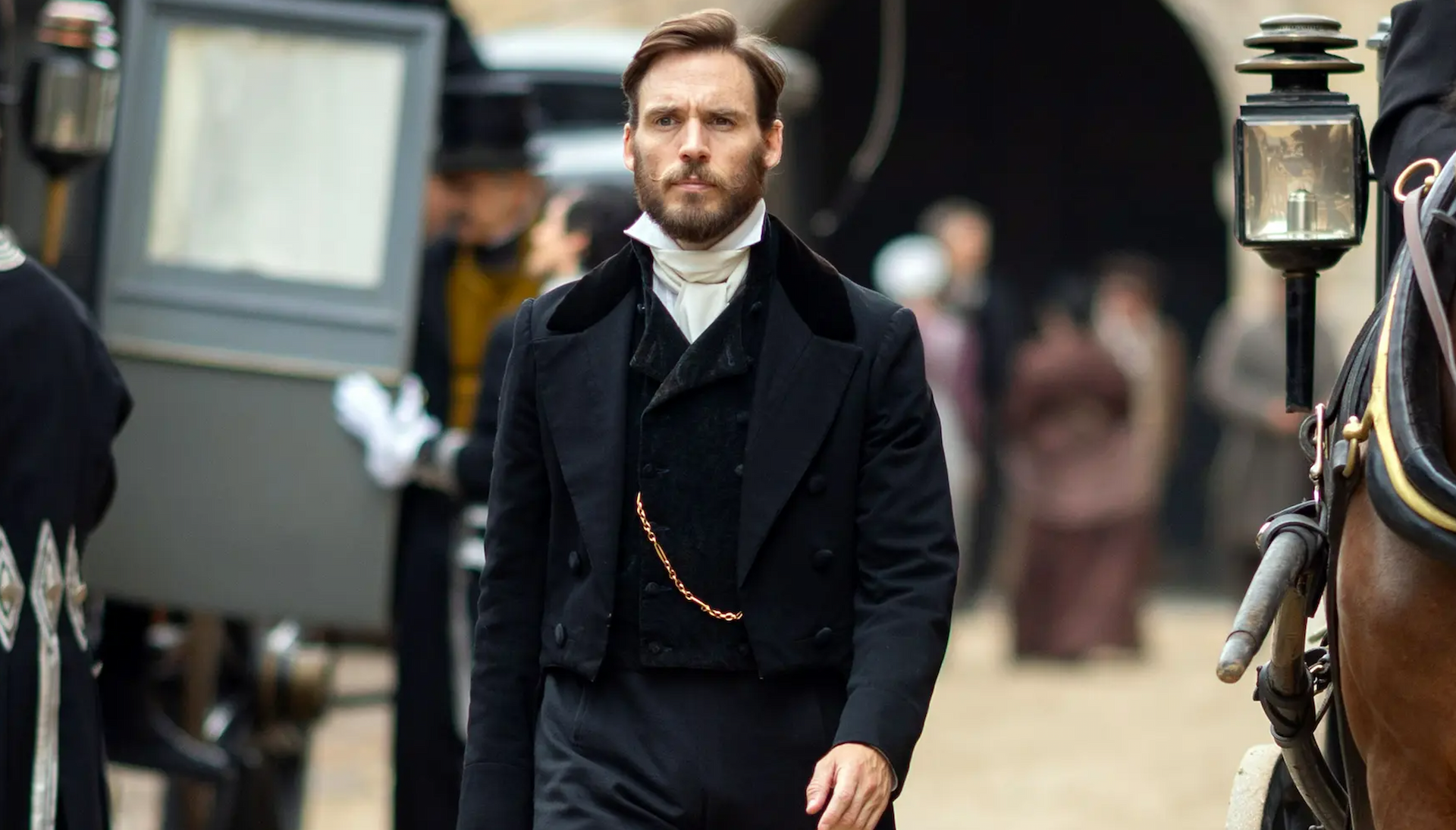 sam claflin stars as the iconic edmond dantes in the count of monte cristo directed by oscar® winner bille august